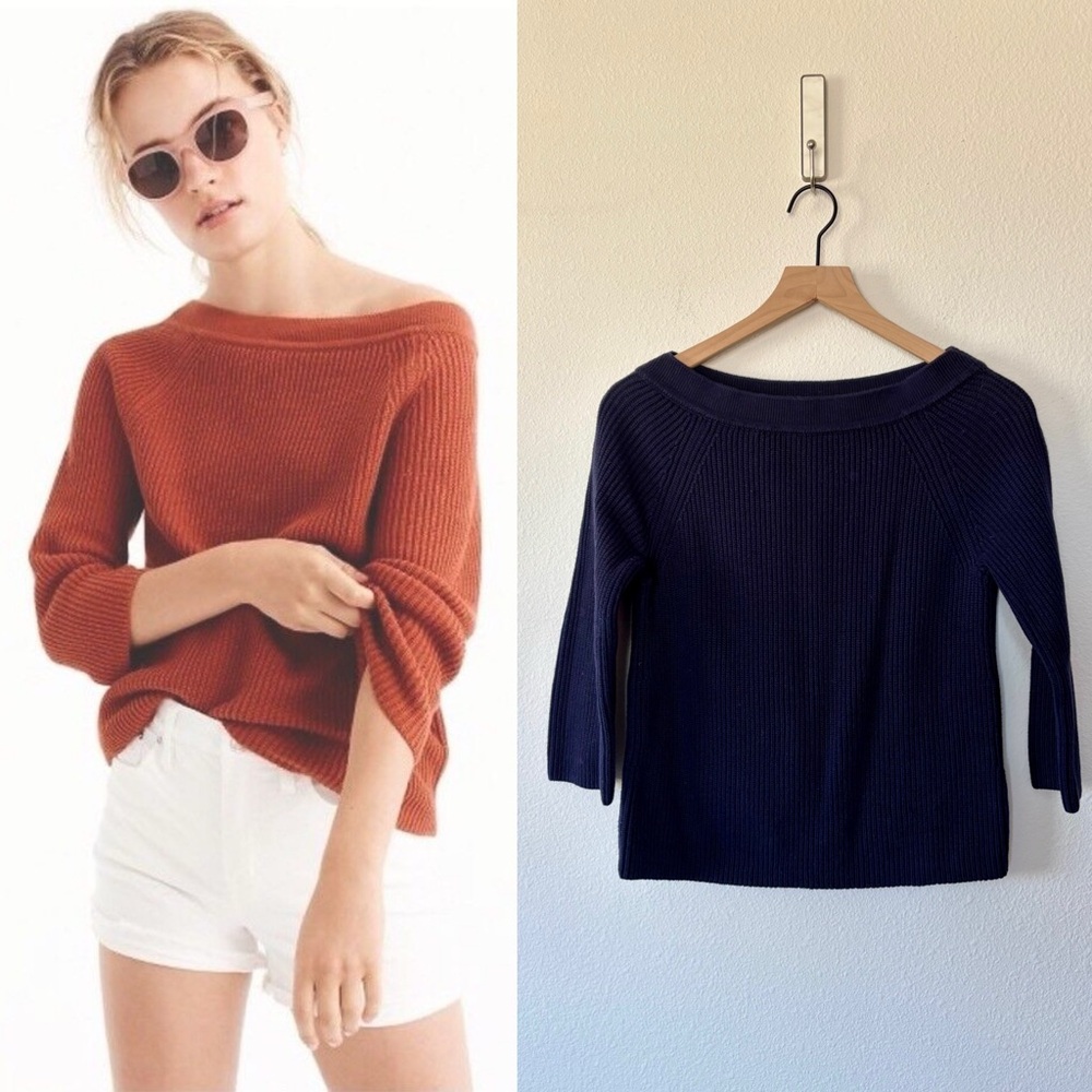 J. Crew Relaxed Boatneck Sweater
